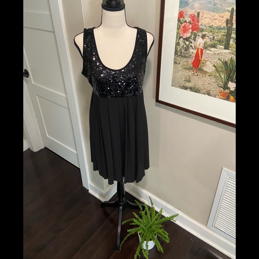 Little Black Babydoll Dress